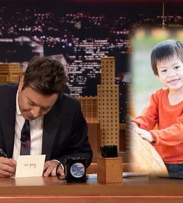 Watch video of Jimmy Fallon writing thank you notes to pumpkin patches, Halloween, Suburbicon and more on the Friday, October 27, 2017 episode of the Tonight Show Starring Jimmy Fallon.