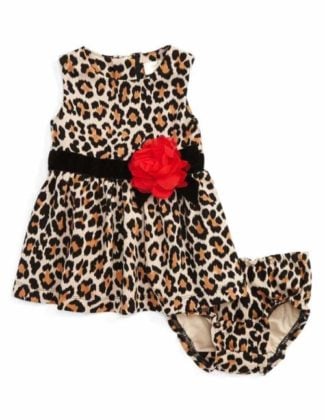kate spade new york leopard print sleeveless dress (Baby Girls) thanksgiving dresses for baby girls
