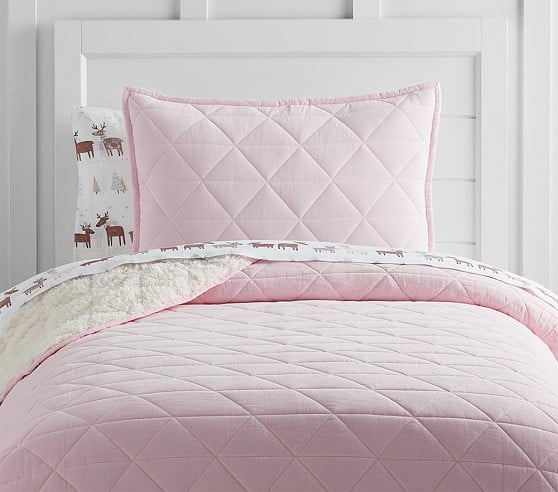 Pottery Barn Kids Corduroy Cozy Plush Quilt pottery barn kids sale