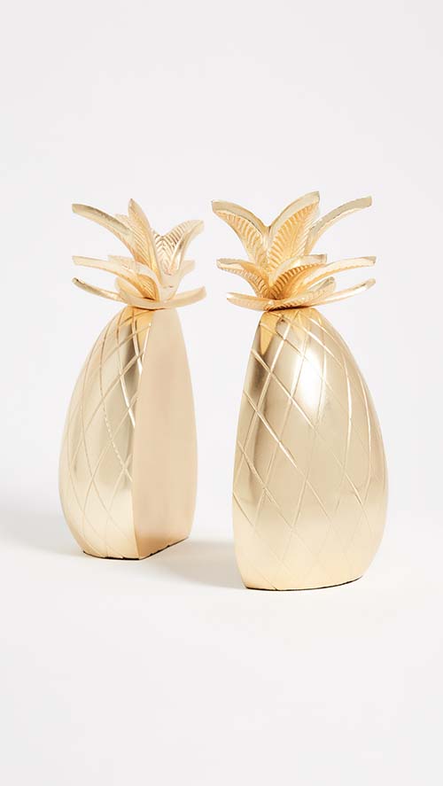 8 Oak Lane Pineapple Book Ends Set of 2 Shopbop buy more save more sale