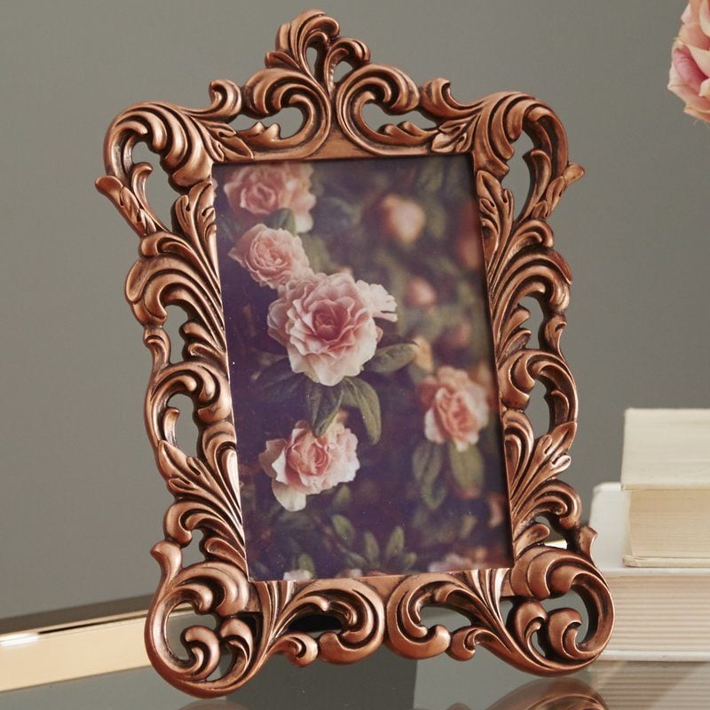 Astoria Grand Tewkesbury Vintage Baroque Design Picture Frame wayfair cyber monday blowout sale