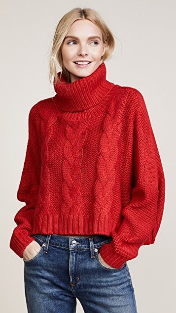 BB Dakota Jack by BB Dakota Hobie Sweater Ribbon Red Shopbop buy more save more sale