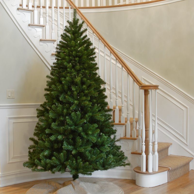 Beachcrest Home Green Spruce Artificial Christmas Tree Green Spruce Artificial Christmas Tree wayfair cyber monday sale