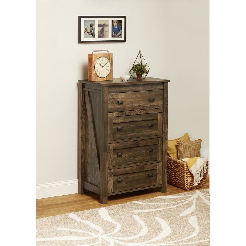 Gracie Oaks Cleveland 4 Drawer Dresser wayfair cyber monday sale