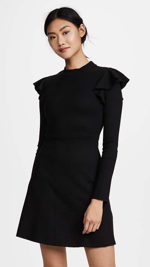 J.O.A. Long Sleeve Dress Black Shopbop buy more save more sale black friday
