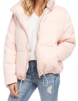 KAREN KANE Down Puffer Jacket Petal Pink jackets women