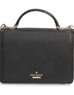 KATE SPADE NEW YORK cameron street - hope saffiano leather crossbody bag black shimmer blue warm vellum crossbody bags under $200 dollars