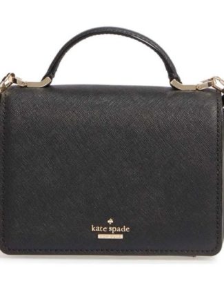 KATE SPADE NEW YORK cameron street - hope saffiano leather crossbody bag black shimmer blue warm vellum crossbody bags under $200 dollars