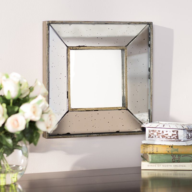 Lark Manor Traditional Square Glass Wall Mirror wayfair cyber monday sale