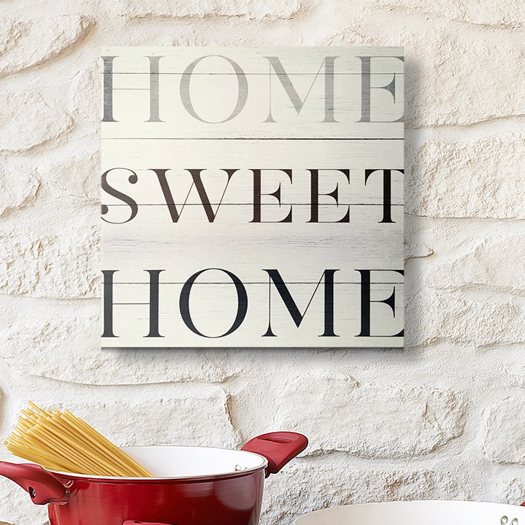  Laurel Foundry Modern Farmhouse Home Sweet Home Textual Art on Plaque wayfair cyber monday sale