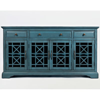 Mistana Daisi 60" TV Stand Turquoise wayfair everything home sale