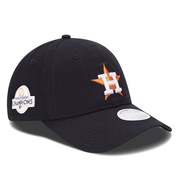 New Era Houston Astros Women's Navy 2017 World Series Champions Side Patch 9FORTY Adjustable Hat world series champions houston astros