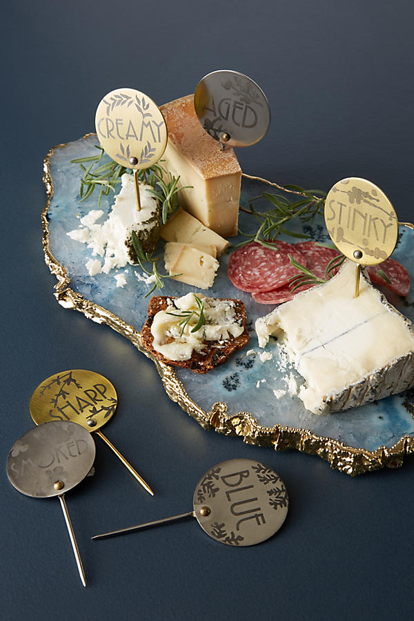 Nina Cheese Marker Set Assorted anthropologie holiday home sale