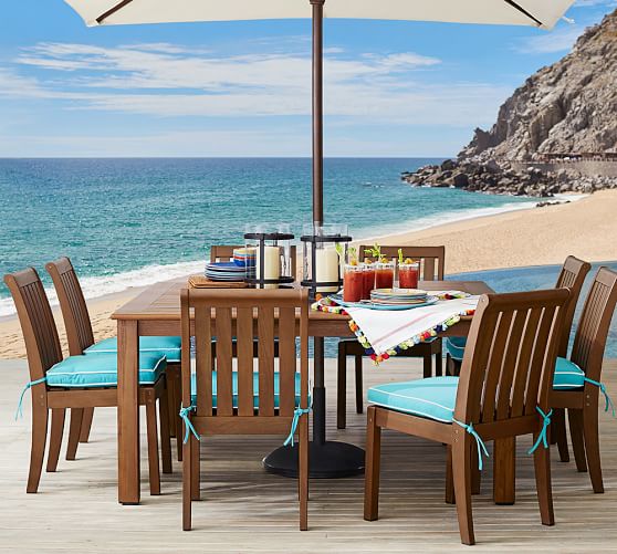 Pottery Barn CHATHAM SQUARE DINING TABLE & CHAIR SET - DARK HONEY pottery barn premier sale