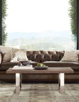 Pottery Barn CHESTERFIELD LEATHER SOFA pottery barn thanksgiving sale