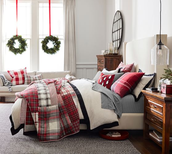 Pottery Barn HARPER UPHOLSTERED TALL BED & HEADBOARD Eco-Friendly Nailhead Trim 2017 pottery barn pre-black friday sale