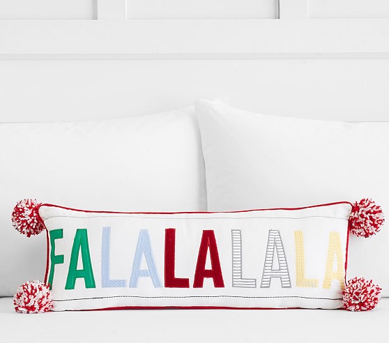 Pottery Barn Kids Fa-La-La Lumbar Pillow pottery barn kids buy more save more sale