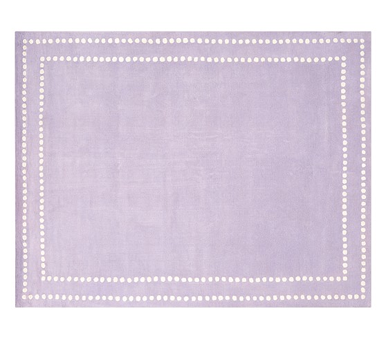 Pottery Barn Kids Pearl Dot Border Rug pottery barn kids buy more save more sale