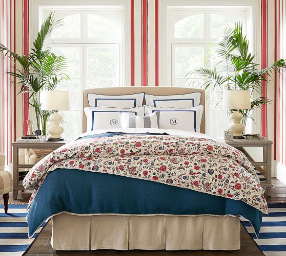 Pottery Barn LEWIS SLIPCOVERED HEADBOARD pottery barn cyber monday sale premier day