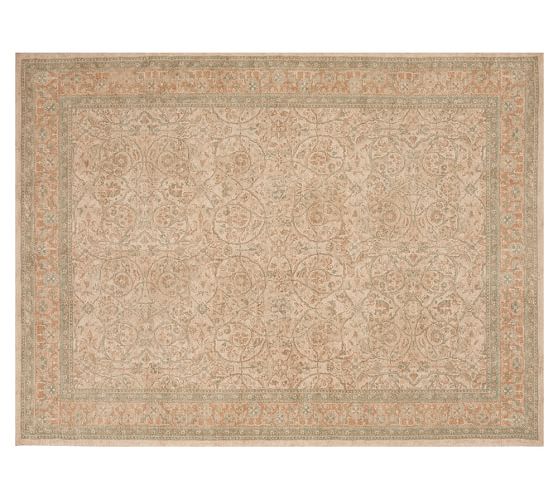 Pottery Barn OLSON PRINTED RUG - WARM MULTI pottery barn premier sale
