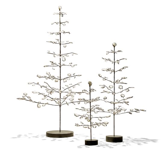 Pottery Barn VINTAGE CRYSTAL TREES pottery barn cyber monday sale
