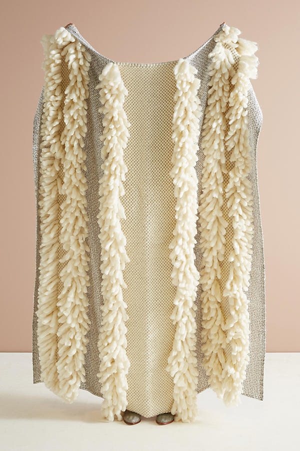 Sarita Throw Blanket Neutral anthropologie holiday home sale