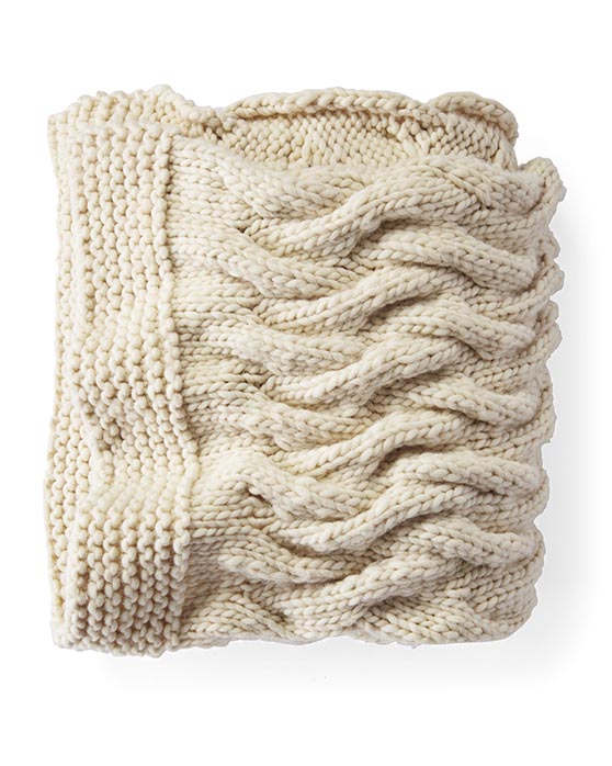 Serena and Lily Drake Throw Ivory serena and lily the cozy sale