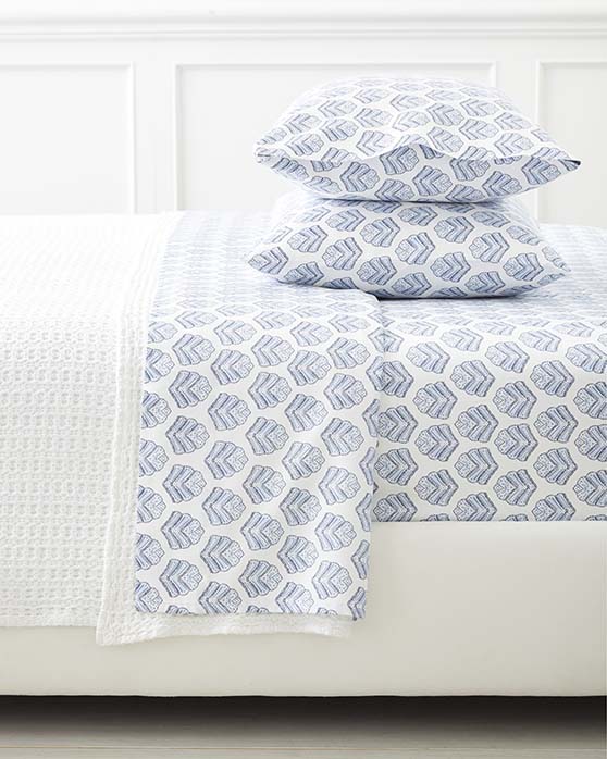 Serena and Lily Sanibel Sheet Set Chambray serena and lily the cozy sale