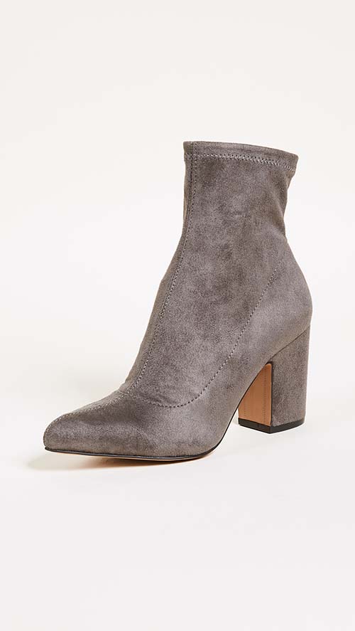 Steven Lieve Block Heel Ankle Booties Grey shopbop buy more save more sale