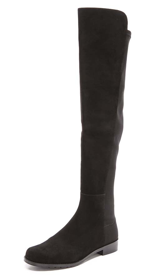 Stuart Weitzman 5050 Stretch Suede Boots Black Shopbop buy more save more sale black friday