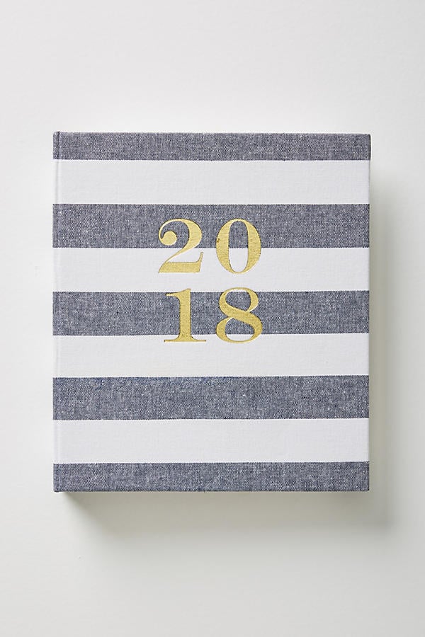 Sugar Paper LA Chambray 2018 Spiral Planner Blue 2018 12 month planners agendas