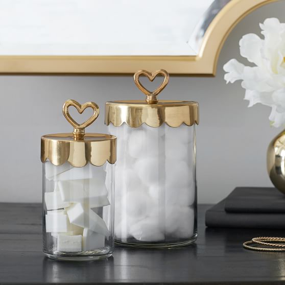 The Emily & Meritt Beauty Jars, Set of 2 emily and meritt for pbteen sale