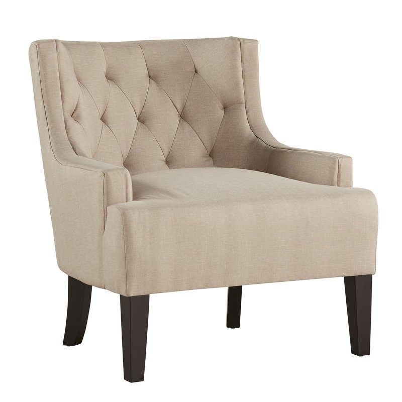 Three Posts Barwood Tufted Wingback Chair wayfair cyber monday sale
