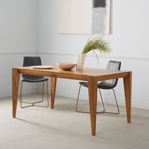 West Elm Anderson Solid Wood Dining Table - Raw Acacia west elm black friday buy more save more sale