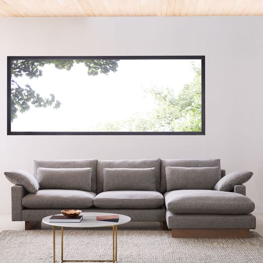West Elm Harmony 2-Piece Chaise Sectional west elm black friday buy more save more sale