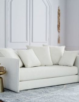West Elm Serene Sofa (78.25") Performance Basketweave Natural west elm black friday buy more save more sale