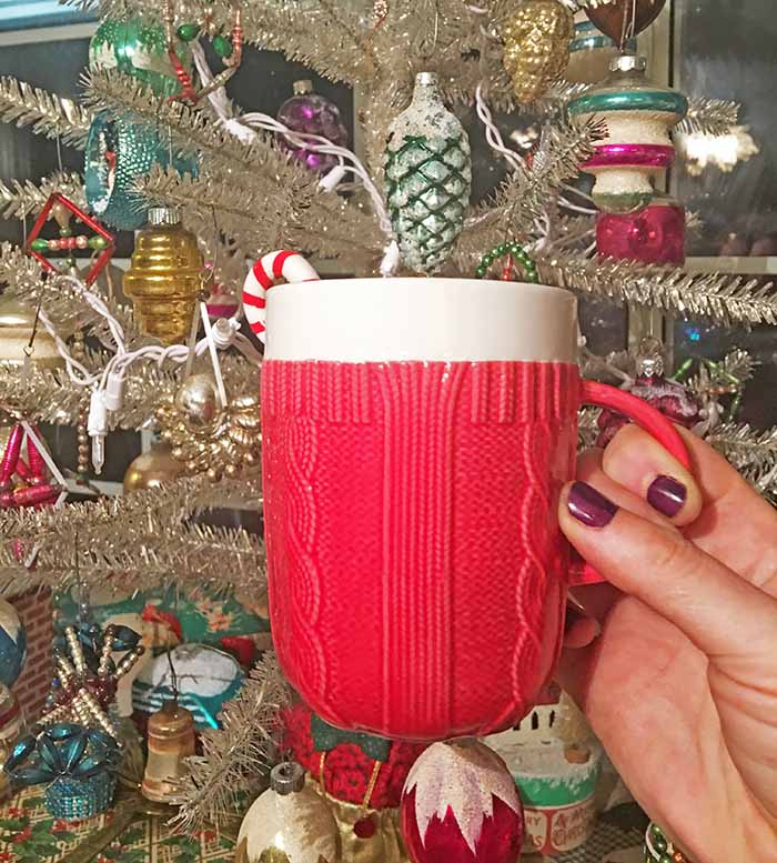 cable knit mug candy cane candace rose anderson candieanderson blog red white christmas vintage shopbop buy more save more sale