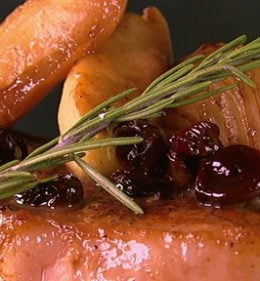 Watch chef Mario Batali and Lidia Bastianich make her fabulous oven-braised pork chops with apples, onions and dried cherries on Thursday, November 30, 2017. She also that she has a new cookbook out with 220 recipes! It's called "Lidia's Celebrate Like An Italian."
