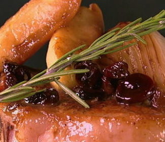 Watch chef Mario Batali and Lidia Bastianich make her fabulous oven-braised pork chops with apples, onions and dried cherries on Thursday, November 30, 2017. She also that she has a new cookbook out with 220 recipes! It's called "Lidia's Celebrate Like An Italian."