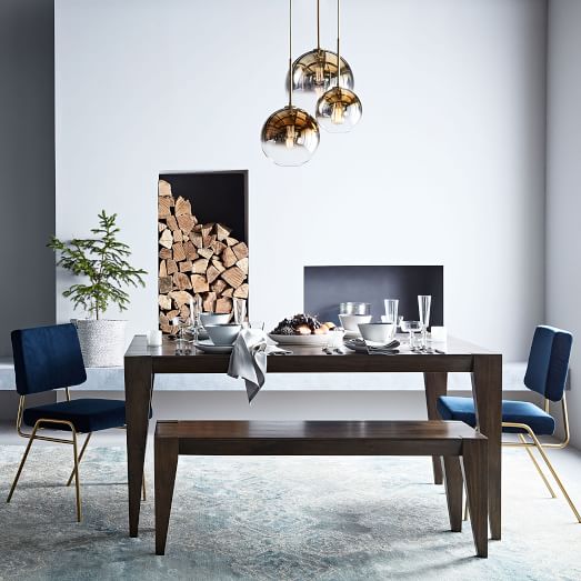 West Elm Anderson Solid Wood Dining Table - Carob west elm black friday buy more save more sale
