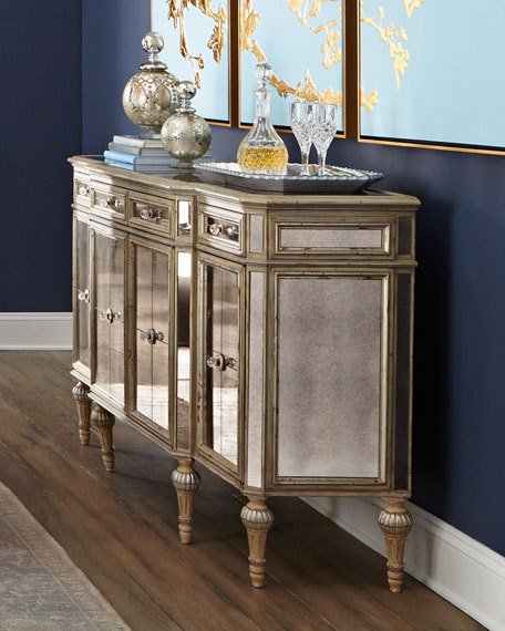 Dresden Four-Door Mirrored Buffet Horchow friends and family sale
