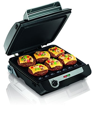 Hamilton Beach 25601 4-in-1 MultiGrill Plus, Black holiday gifts kitchen gadgets moms