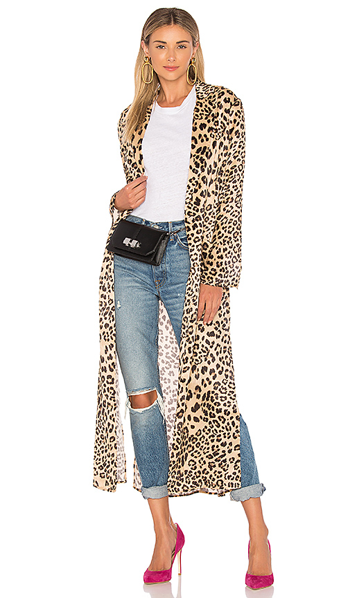 House of Harlow 1960 X REVOLVE DELANEY DUSTER leopard print coats winter holidays