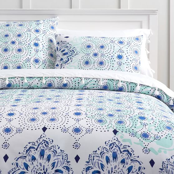 Kelly Slater Organic Ocean Floral Duvet Cover + Sham PBteen sale of the season