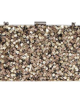 NORDSTROM Sequin Disco Miniaudière Gold sequin clutch bags new year's eve 2017
