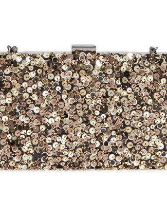 NORDSTROM Sequin Disco Miniaudière Gold sequin clutch bags new year's eve 2017