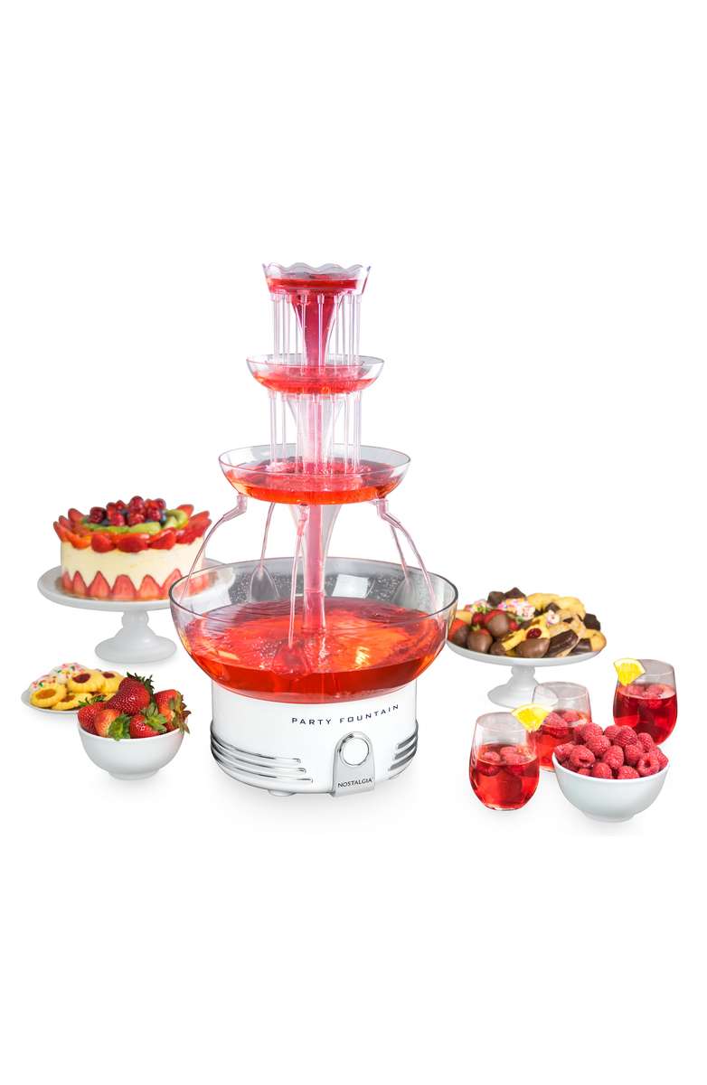 NOSTALGIA ELECTRICS Lighted Party Fountain kitchen gadgets mom holiday gifts