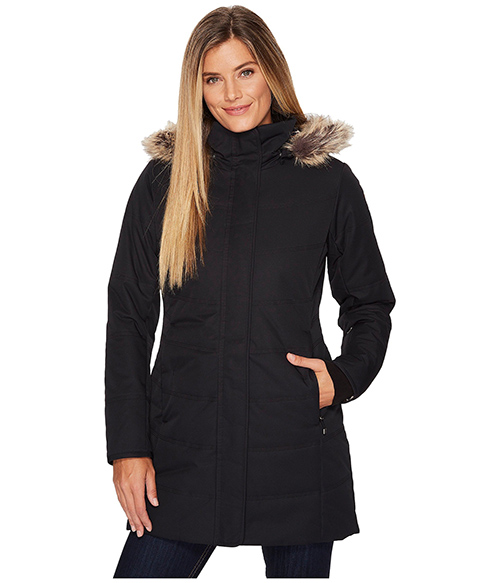 Obermeyer Tuscany Parka Black parkas with faux fur trim women winter 2018