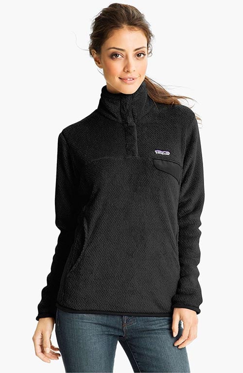PATAGONIA Re-Tool Snap-T® Fleece Pullover Black fleece pullovers