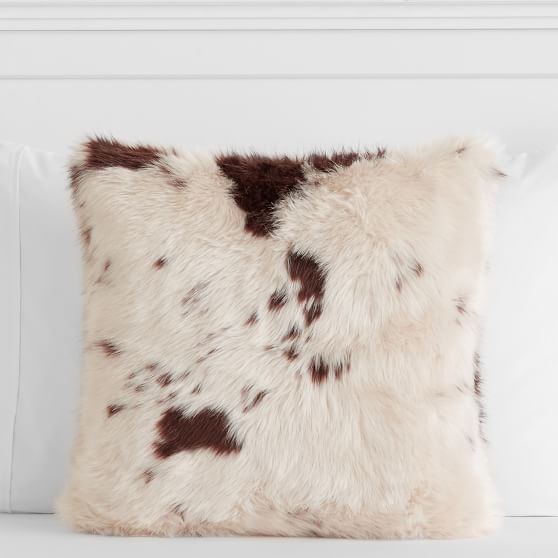 PBteen Pony Faux-Fur Pillow Cover pottery barn teen season sale holidays 2017